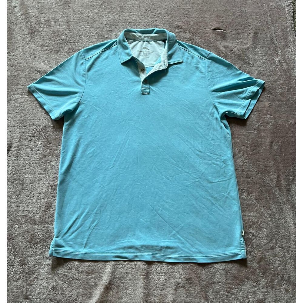 Tommy Bahama Golf Mens Polo‎ Shirt BlueSz Medium